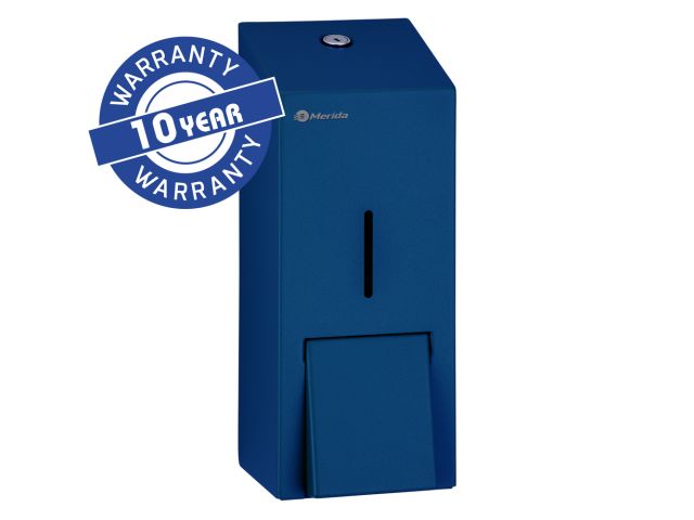 MERIDA STELLA BLUE LINE MAXI foam soap dispenser for disposable refills with a foaming pump 700 g, blue